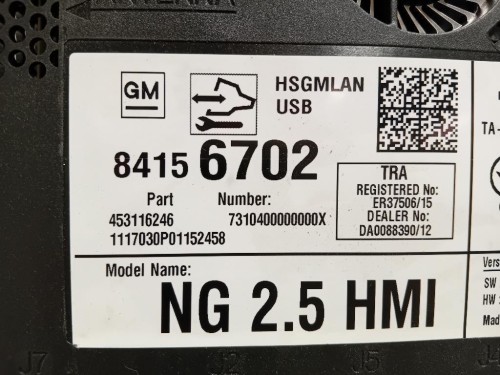 Griglia DI Ventilazione Paraurti ANT 8V3853037 Audi A3 8VA Sportback 2012