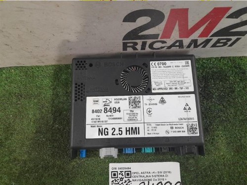 Centralina Sistema DI Navigazione 84028494 Opel Astra K SW 2016