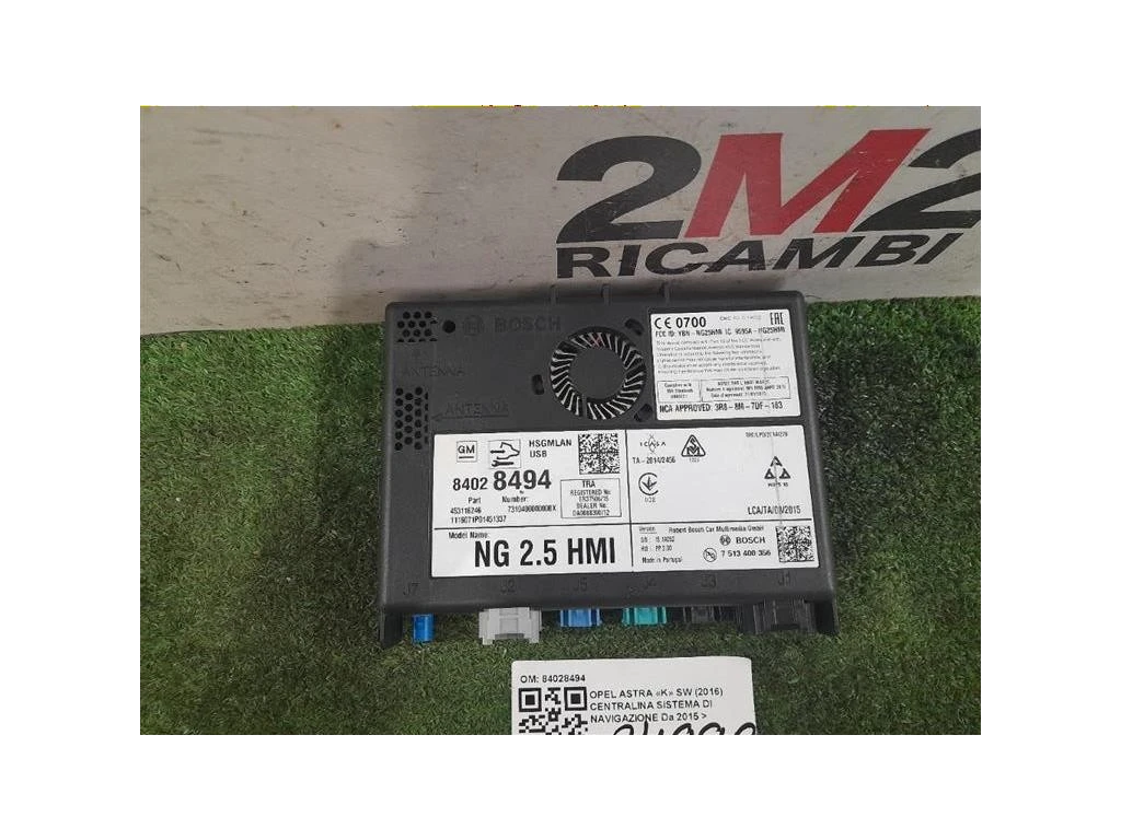 Centralina Sistema DI Navigazione 84028494 Opel Astra K SW 2016