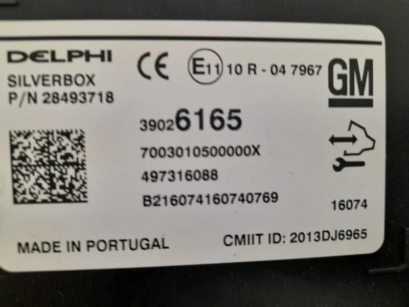 Centralina Sistema DI Navigazione 39026165 Opel Astra K SW 2016