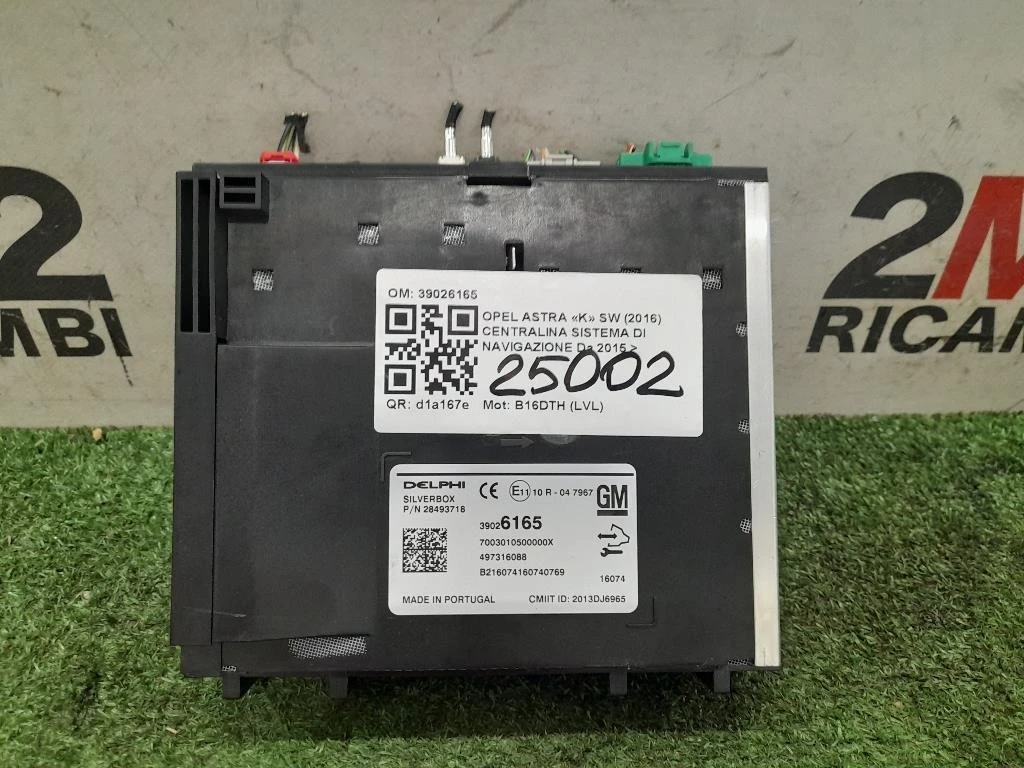 Centralina Sistema DI Navigazione 39026165 Opel Astra K SW 2016