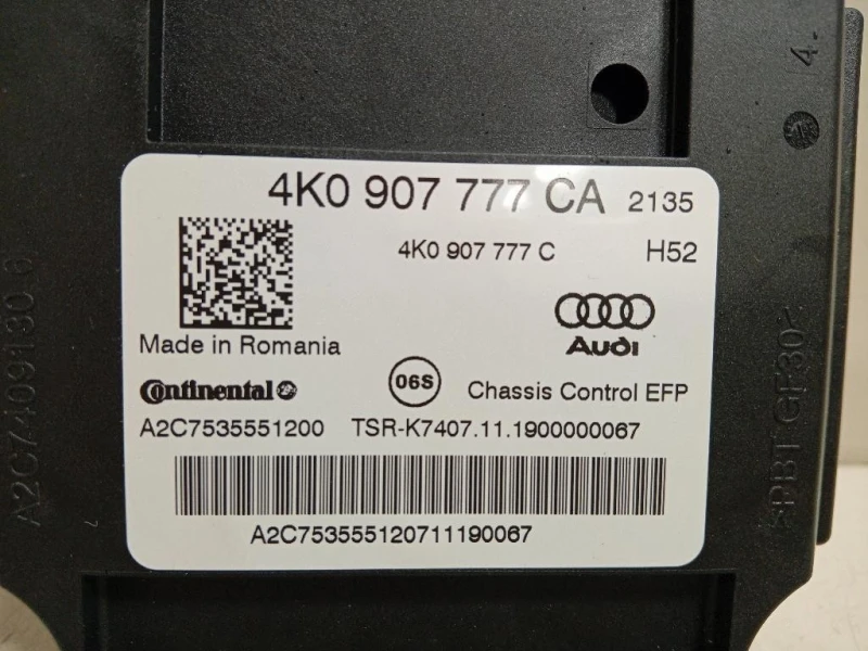 Centralina Sospensioni AD ARIA 4K0 907 777 CA Audi A6 4GD Avant 2016
