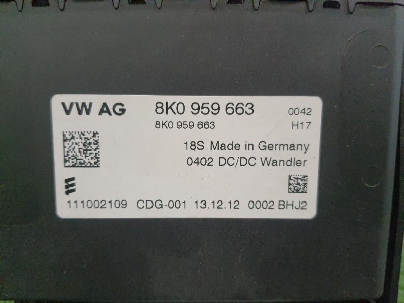 Centralina Start - STOP 8K0959663 Audi Q5 8RB 2012