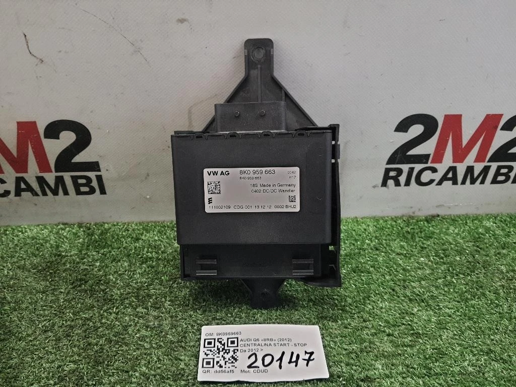 Centralina Start - STOP 8K0959663 Audi Q5 8RB 2012