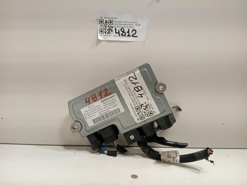 Centralina Start - STOP 967834228000 Peugeot 208 I 2012