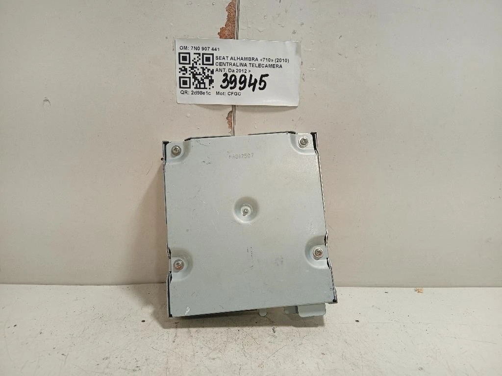 Centralina Telecamera ANT 7N0 907 441 Seat Alhambra 710 2010
