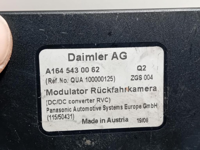 Centralina Telecamera POST A1645430062 Mercedes Classe S W221 2006
