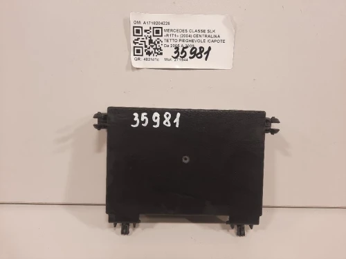 Centralina Tetto Pieghevole Capote A1718204226 Mercedes Classe SLK R171 2004