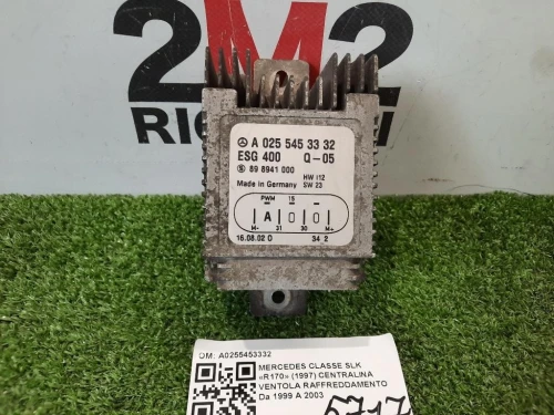 Centralina Ventola Raffreddamento A0255453332 Mercedes Classe SLK R170 1997