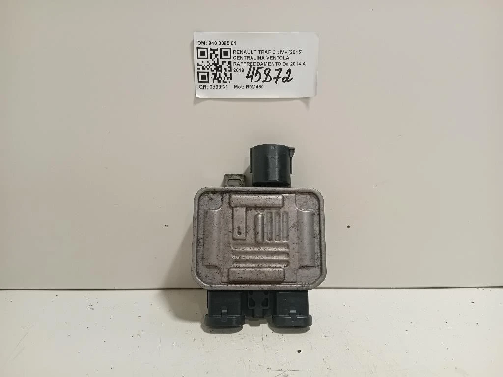 Centralina Ventola Raffreddamento 940 008501 Renault Trafic IV 2015