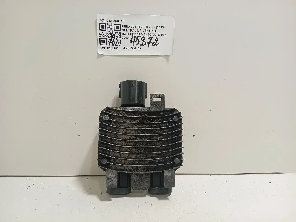 Centralina Ventola Raffreddamento 940 008501 Renault Trafic IV 2015