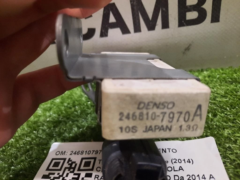 Centralina Ventola Raffreddamento 2468107970A RAFFREDAMENTO Toyota Yaris IV 2014