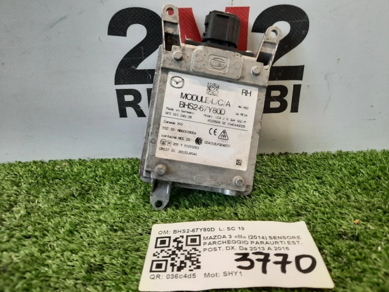 Centralina Visuale Angolo Morto DX BHS2-67Y80D Mazda 3 III 2014