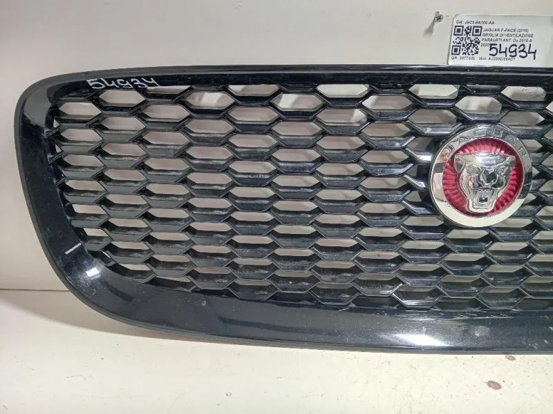 Griglia DI Ventilazione Paraurti ANT J9C3-8A100-AA Jaguar F-pace 2015