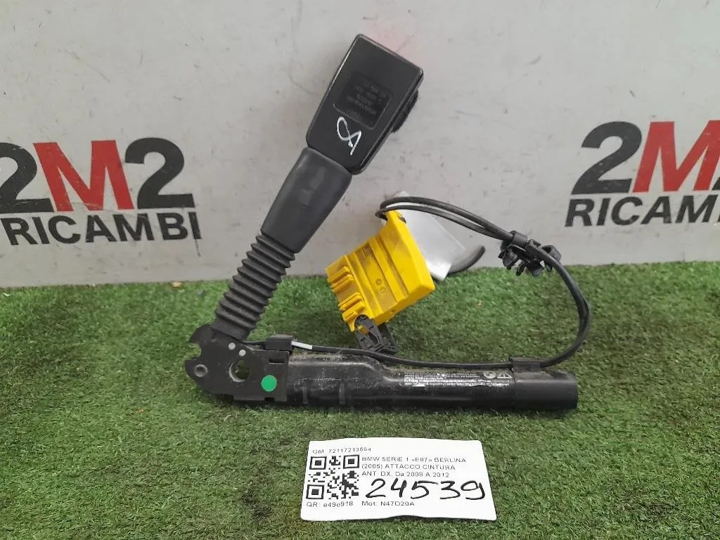 Attacco Cintura ANT DX 72117213564 Bmw Serie 1 E87 Berlina 2005