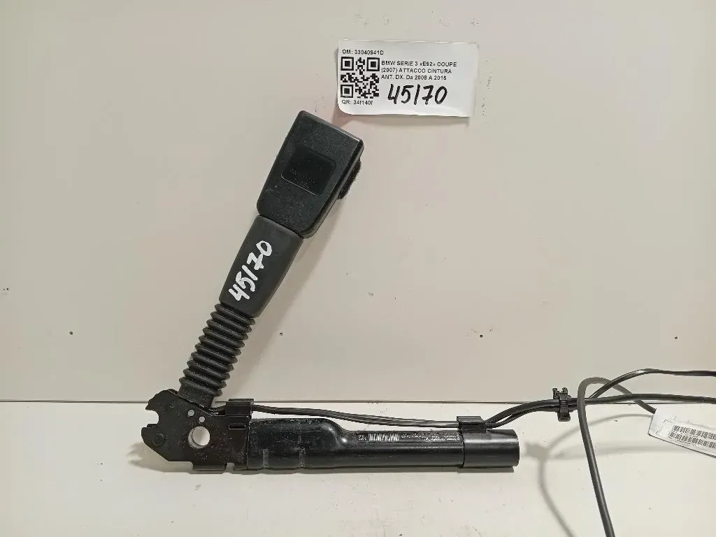 Attacco Cintura ANT DX 33040941D Bmw Serie 3 E92 Coupe 2007