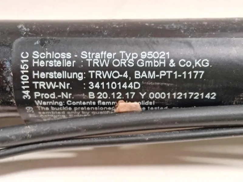 Attacco Cintura ANT DX 72117259388 Bmw Serie 3 F30 Berlina 2012