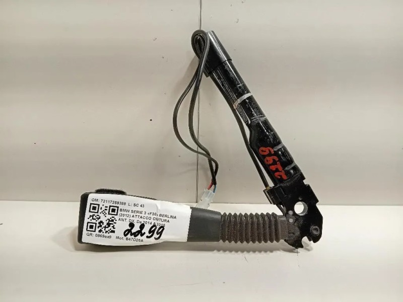 Attacco Cintura ANT DX 72117259388 Bmw Serie 3 F30 Berlina 2012
