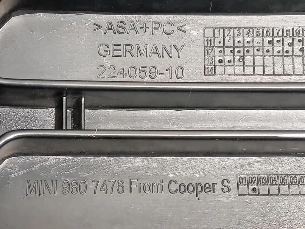 Griglia DI Ventilazione Paraurti ANT 224059-10 Mini Countryman Cooper R60 2010