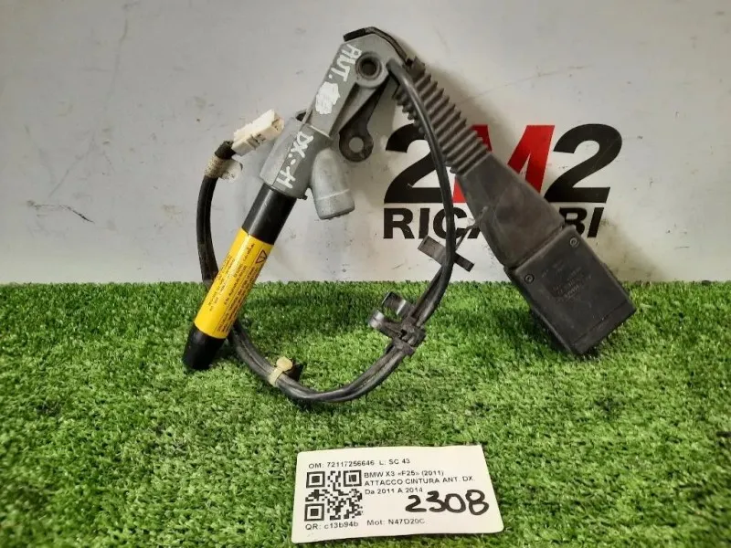 Attacco Cintura ANT DX 72117256646 Bmw X3 F25 2011