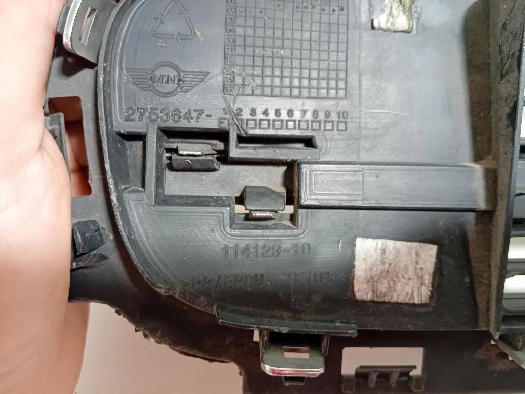 Griglia DI Ventilazione Paraurti ANT 2753647 Mini MINI Cooper R56 2007