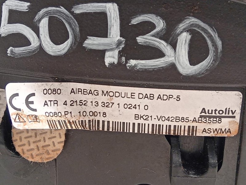 Air-bag Guidatore BK21-V042B85-AB35B8 Ford Transit Custom I 2013