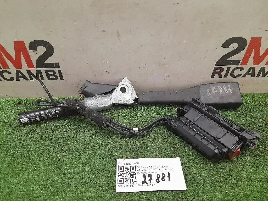 Attacco Cintura ANT SX 605277200B Opel Corsa D 2007