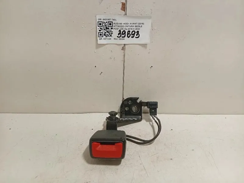 Attacco Cintura Sedile POST DX 4K8 857 740L Audi A6 4GD Avant 2016