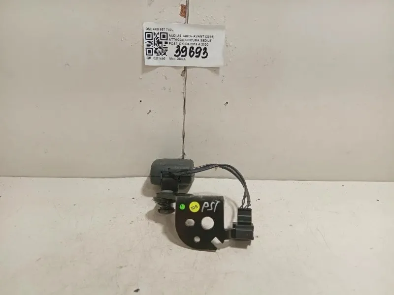 Attacco Cintura Sedile POST DX 4K8 857 740L Audi A6 4GD Avant 2016