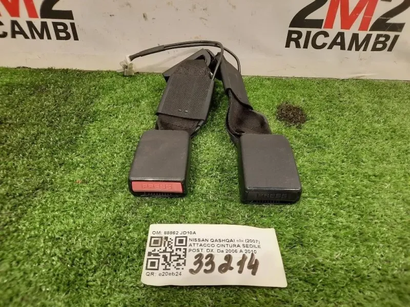 Attacco Cintura Sedile POST DX 88862 JD10A Nissan Qashqai I 2007