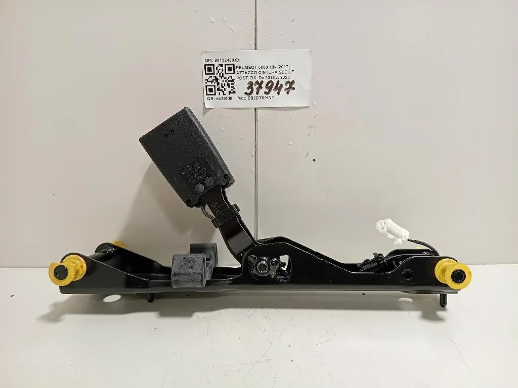 Attacco Cintura Sedile POST DX 98132460XX Peugeot 5008 II 2017