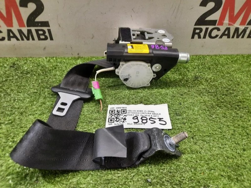 Attacco Cintura Sedile POST DX 39801843 Volvo XC60 I 2009