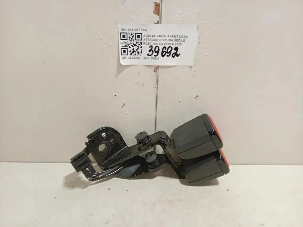 Attacco Cintura Sedile POST SX 4K8 857 739L Audi A6 4GD Avant 2016