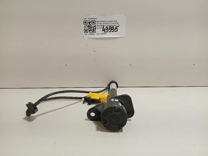 Attuatore Cerniera Cofano ANT DX 1669060002 Mercedes Classe GLE W166 2015