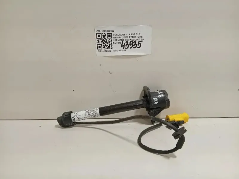 Attuatore Cerniera Cofano ANT DX 1669060002 Mercedes Classe GLE W166 2015
