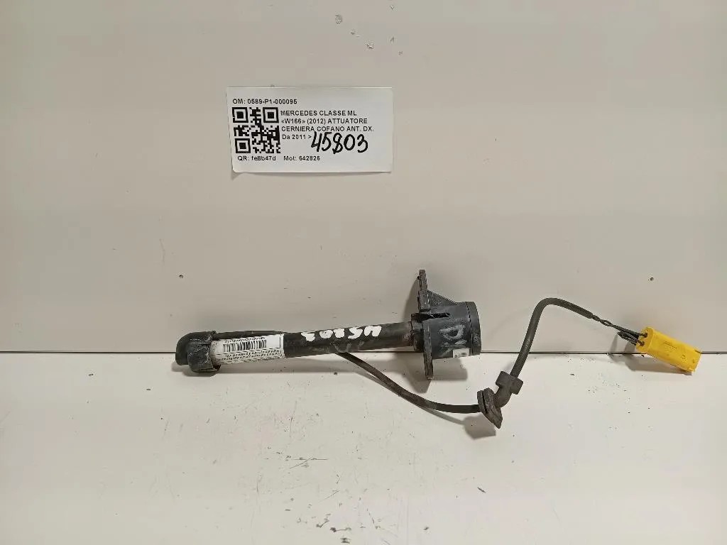 Attuatore Cerniera Cofano ANT DX ATTUATORE CERNIERA COFANO ANT DX Mercedes Classe ML W166 2012