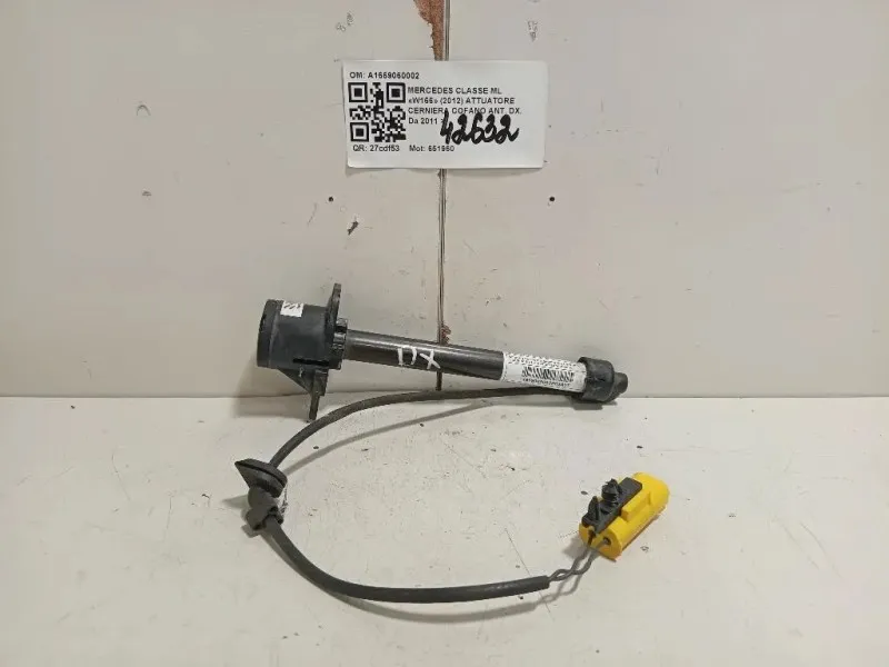 Attuatore Cerniera Cofano ANT DX A1669060002 Mercedes Classe ML W166 2012