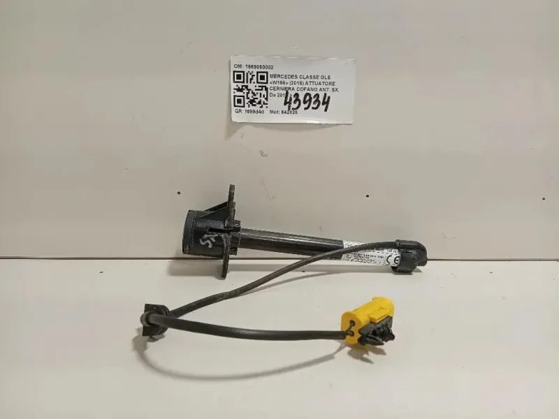 Attuatore Cerniera Cofano ANT SX 1669060002 Mercedes Classe GLE W166 2015