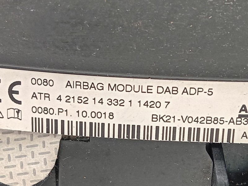 Air-bag Guidatore BK21-V042B85-AB35B8 Ford Transit Custom I 2013