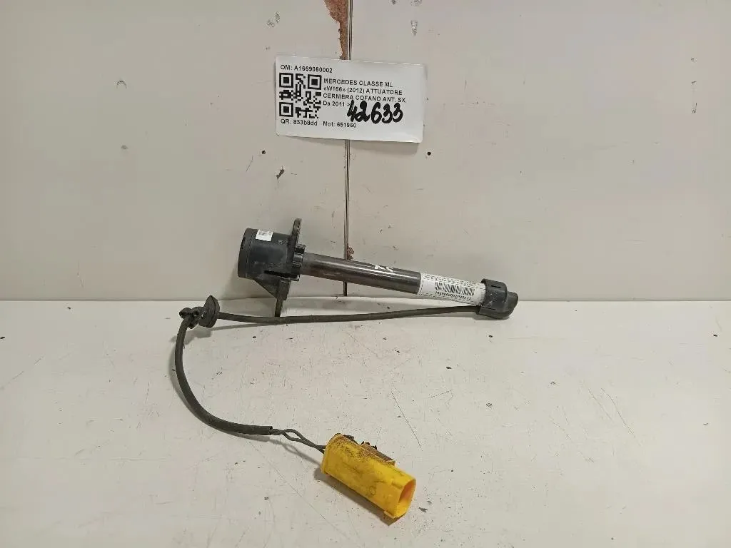 Attuatore Cerniera Cofano ANT SX A1669060002 Mercedes Classe ML W166 2012