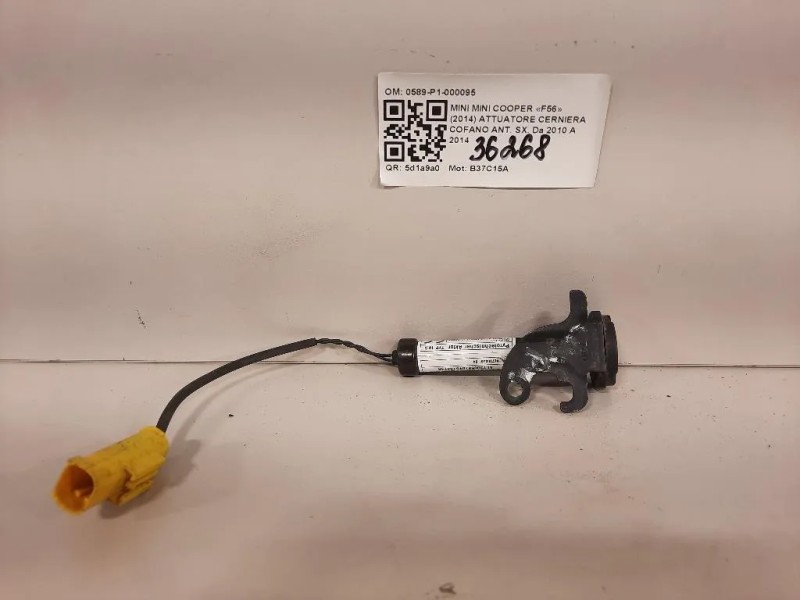 Attuatore Cerniera Cofano ANT SX 0589-P1-000095 Mini MINI Cooper F56 2014