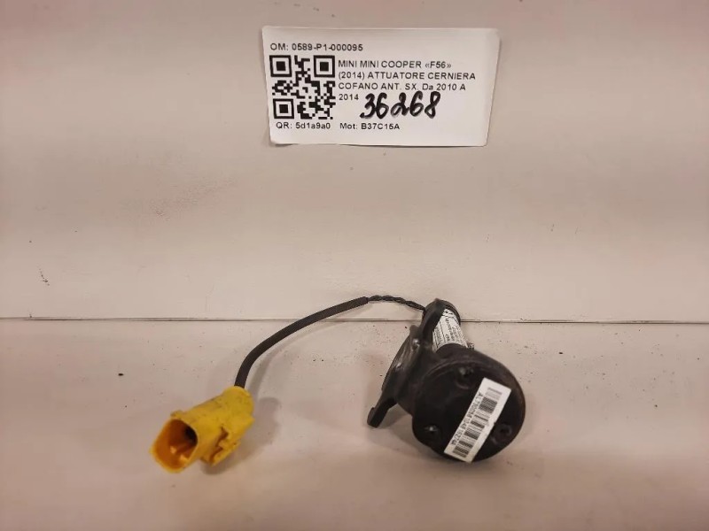 Attuatore Cerniera Cofano ANT SX 0589-P1-000095 Mini MINI Cooper F56 2014