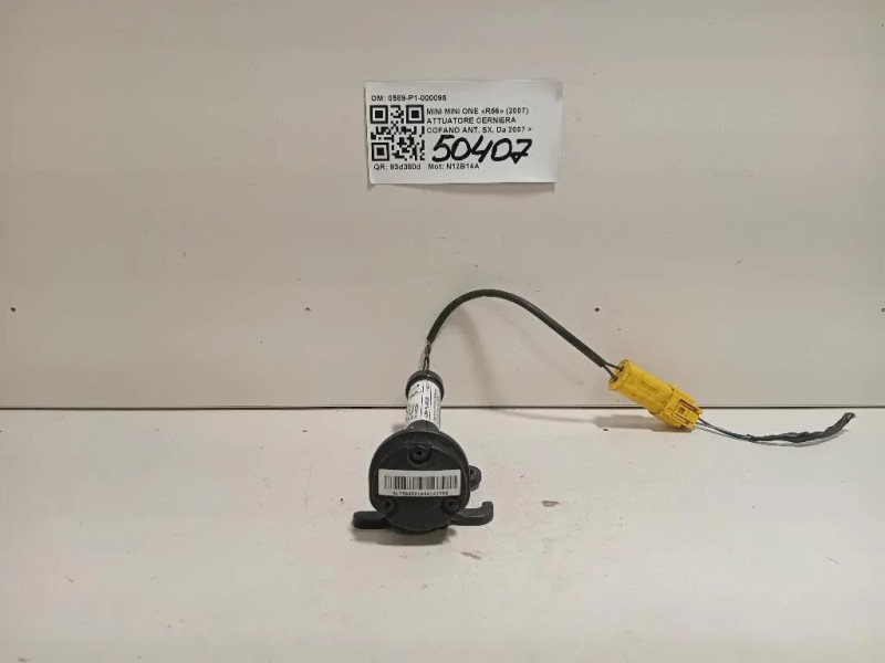 Attuatore Cerniera Cofano ANT SX 0589-P1-000095 Mini MINI ONE R56 2007