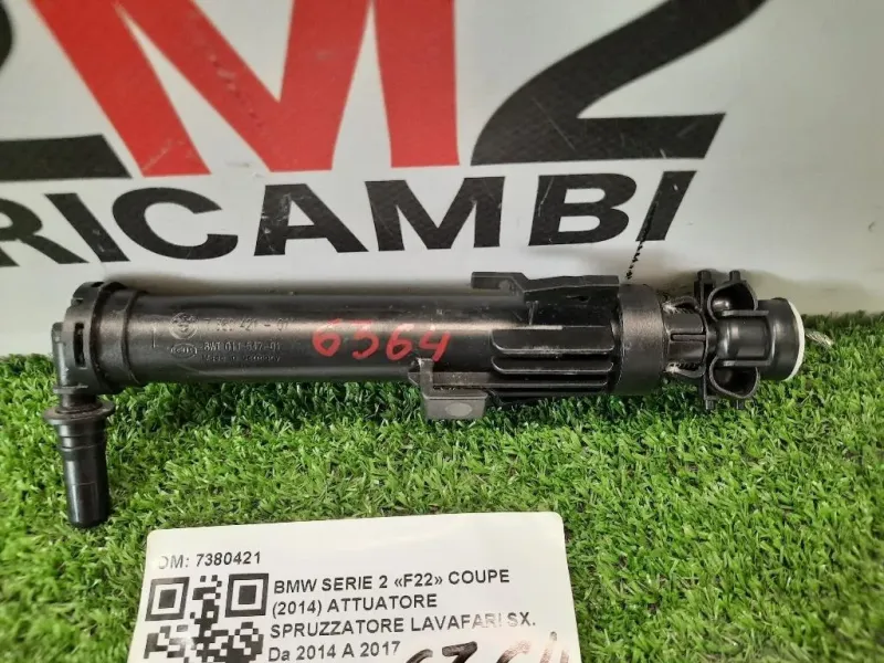Attuatore Spruzzatore Lavafari SX 7380421 F20 F21 F30 F32 F33 F36 Bmw Serie 2 F22 Coupe 2014