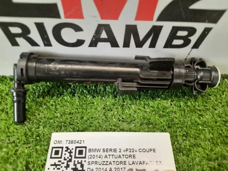 Attuatore Spruzzatore Lavafari SX 7380421 F20 F21 F30 F32 F33 F36 Bmw Serie 2 F22 Coupe 2014