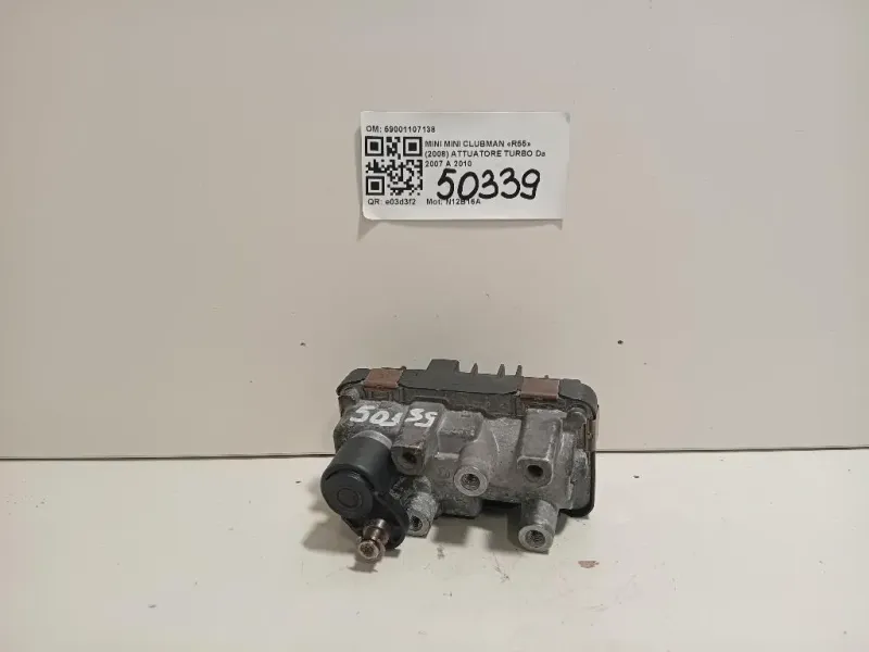 Attuatore Turbo 59001107138 Mini MINI Clubman R55 2008