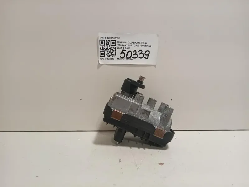 Attuatore Turbo 59001107138 Mini MINI Clubman R55 2008
