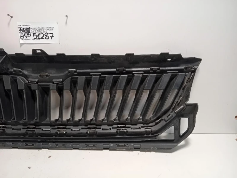 Griglia DI Ventilazione Paraurti ANT 1ST853653 Skoda Citigo 2012