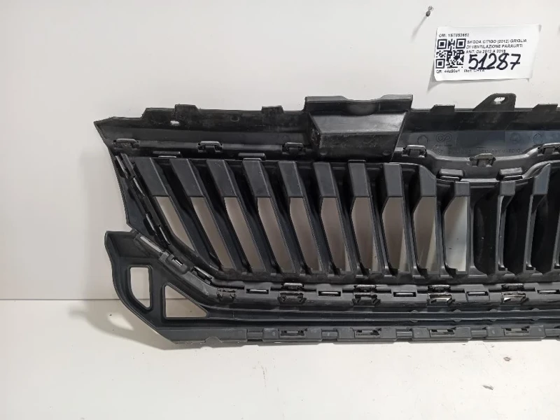 Griglia DI Ventilazione Paraurti ANT 1ST853653 Skoda Citigo 2012