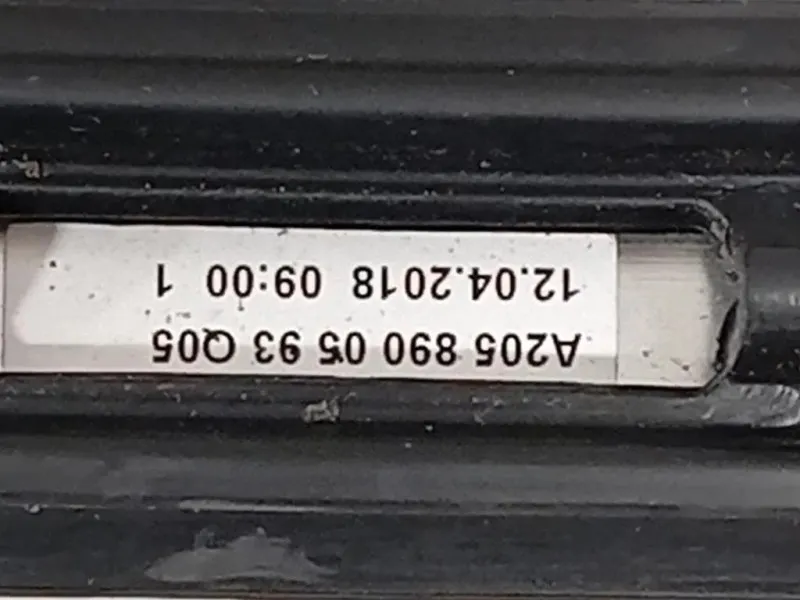 Barra Portapacchi Tetto SX A2058900593 Mercedes Classe C W205 2014